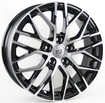 RST R077 (JAC) 6,5x17 5x108 D54,1 ET40 Черный глянцевый с проточкой Страна производства : РОССИЯ