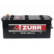 Zubr Professional 145 Ah, 950 A, 12 V, Обратная полярность, R+, D4, ZU1454S