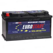 EUROSTART Blue (100 Ah) 760 A, 12 V Прямая, L+ L5 EB1001SU