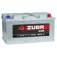 Zubr AGM 95 Ah, 850 A, 12 V, Обратная полярность, R+, L5