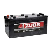ZUBR (225 Ah) 1500 A, 12 V Прямая, L+ D6 ZUC2253S