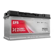 NORDSTERN (110 Ah) 920 A, 12 V Обратная, R+ L5 NS1100F