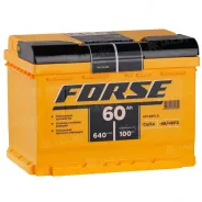 FORSE (60 Ah) 640 A, 12 V Обратная, R+ L2 П240429