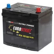 EUROSTART Asia (60 Ah) 480 A, 12 V Обратная, R+ D23 EU600JE