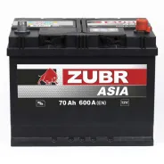 Zubr Ultra Asia 70 Ah, 600 A, 12 V, Обратная полярность, R+, D26, ZU700JS