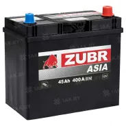 Zubr Ultra Asia 45 Ah, 400 A, 12 V, Обратная полярность, R+, B24