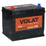 VOLAT Prime Asia (75 Ah) 740 A, 12 V Прямая, L+ D26 VP751J