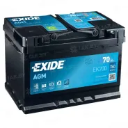 EXIDE AGM (70 Ah) 760 A, 12 V Обратная, R+ L3 EK700