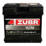 Zubr Ultra 50 Ah, 440 A, 12 V, Прямая полярность, L+, L1