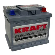 KRAFT (45 Ah) 380 A, 12 V Обратная, R+ L1 S LB1 045 10B13