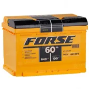 FORSE (60 Ah) 640 A, 12 V Прямая, L+ LB2 П240428