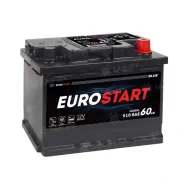 EUROSTART (60 Ah) 510 A, 12 V Обратная, R+ L2 6СТ-60NR