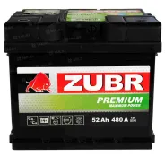 ZUBR (52 Ah) 480 A, 12 V Обратная, R+ LB1 ZU520P