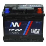MYWAY (60 Ah) 460 A, 12 V Обратная, R+ L2 MW600SUE
