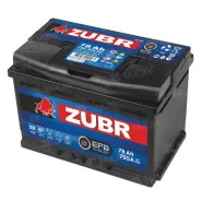 ZUBR EFB (78 Ah) 750 A, 12 V Обратная, R+ L3 ZUE780F-T