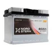 NORDSTERN (60 Ah) 600 A, 12 V Обратная, R+ L2 NS600S