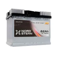 NORDSTERN (62 Ah) 600 A, 12 V Обратная, R+ LB2 NS620S
