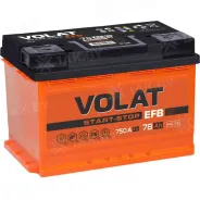 VOLAT EFB 78 Ah, 750 A, 12 V Обратная, R+ L3