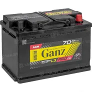 GANZ (70 Ah) 720 A, 12 V Обратная, R+ L3 G4060700