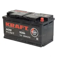 KRAFT (95 Ah) 850 A, 12 V Обратная, R+ L5 AGM-L5