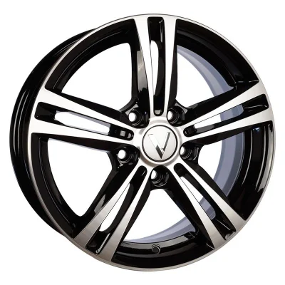 Vector B217 6x16 5x114,3 D67,1 ET43 Черный с алмазной проточкой Страна производства : КАЗАХСТАН