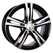 Vector B217 6x16 5x114,3 D67,1 ET43 Черный с алмазной проточкой Страна производства : КАЗАХСТАН