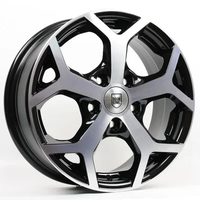 TechLine 511 6x15 5x108 D63,4 ET52,5 Чёрный с полированной лицевой частью Страна производства :