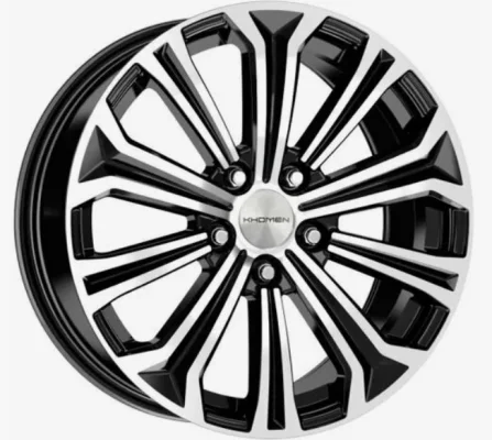 Khomen Wheels KHW1610 (Chery Tiggo 3/Tiggo 3 Pro) 6,50x16 5x108 D60,1 ET45 Черный полностью полированный Страна производства : РОССИЯ