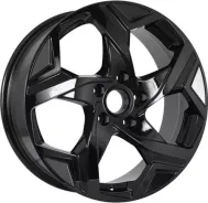 RST R227 (Coolray) 7x17 5x114,3 D54,1 ET45 Чёрный глянцевый Страна производства : РОССИЯ