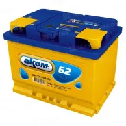 AKOM 6CT (62 Ah) 540 A, 12 V Прямая, L+ L2 6CT-62VL