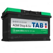 TAB EcoDry (80 Ah) 800 A, 12 V Обратная, R+ L4