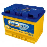 AKOM +EFB (55 Ah) 560 А, 12 V Обратная, R+ L2 6СТ-55VL