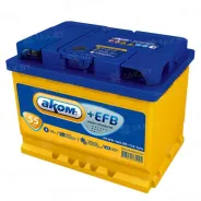 AKOM +EFB (55 Ah) 560 А, 12 V Прямая, L+ L2 6СТ-55VL