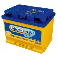 AKOM +EFB (60 Ah) 560 А, 12 V Обратная, R+ L2 6CТ-60VL