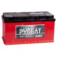 Русбат 6СТ (90 Ah) 760 A, 12 V Обратная, R+ L5