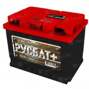 Русбат плюс 6СТ (60 Ah) 500 A, 12 V Обратная, R+ L2