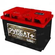 Русбат плюс 6СТ (75 Ah) 680 A, 12 V Обратная, R+ L3