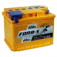 FORA-S (60 Ah) 500 A, 12 V Обратная, R+ L2