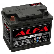 ALFA Hybrid (60 Ah) 540 A, 12 V Прямая, L+ L2 AL601E