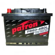 Patron PB (60 Ah) 480 A, 12 V Прямая, L+ L2