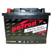 Patron PB (75 Ah) 615 A, 12 V Прямая, L+ L3