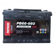 Patron PB (66 Ah) 660 A, 12 V Прямая, L+ L3