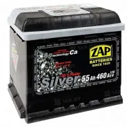 ZAP SILVER (55 Ah) 460 A, 12 V Обратная, R+ L1 ZAP-555 25