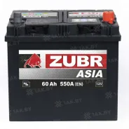 Zubr Clarios 60 Ah, 550 A, 12 V, Обратная полярность, R+, D23