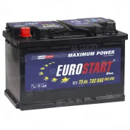 EUROSTART Blue (75 Ah) 640 A, 12 V Прямая, L+ L3 EB751SU