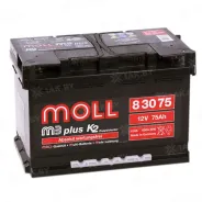 MOLL M3+ (75 Ah) 680 A, 12 V Обратная, R+ L3