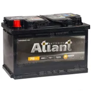 ATLANT Black (75 Ah) 660 A, 12 V Прямая, L+ L3 AB751SU