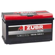 Zubr Ultra 100 Ah, 940 A, 12 V, Прямая полярность, L+, L5