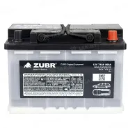 Zubr Ultra OE 74 Ah, 800 A, 12 V, Обратная полярность, R+, L3