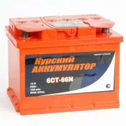 КУРСКИЙ (66 Ah) 600 A, 12 V Обратная, R+ L3 6СТ-66N